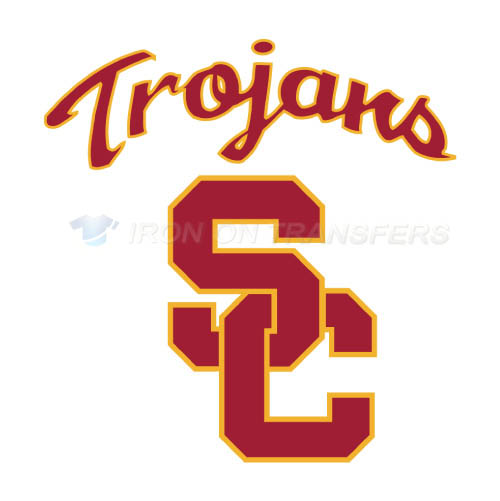 Southern California Trojans Logo T-shirts Iron On Transfers N625 - Click Image to Close